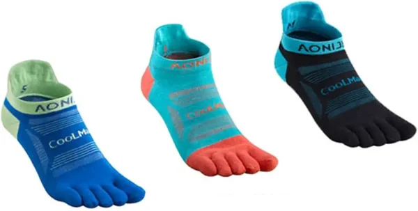 Win.Deeper 3 Par Calcetines de 5 Dedos Coolmax