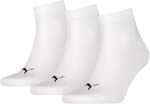 PUMA Quarter Calcetines (Pack de 3) Unisex