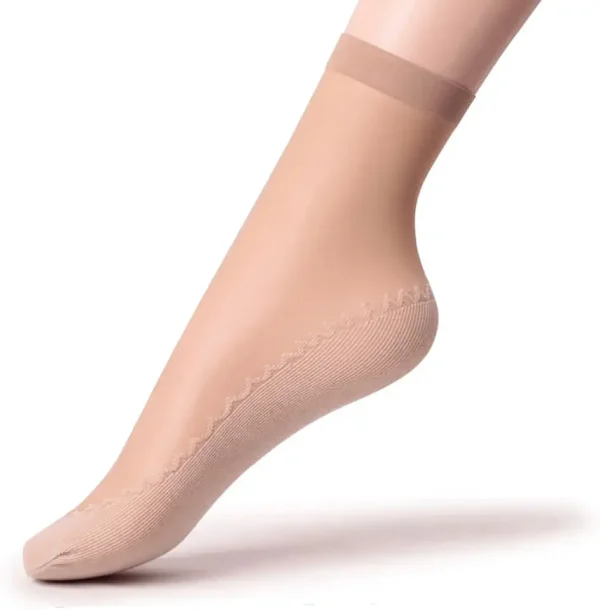 Ueither 6 Pares de Calcetines Altos con Punta