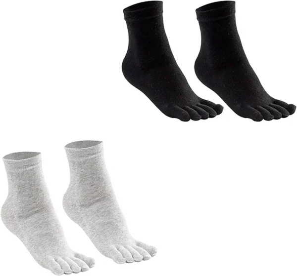 GHEART Calcetines con dedos separados, clásicos calcetines deportivos