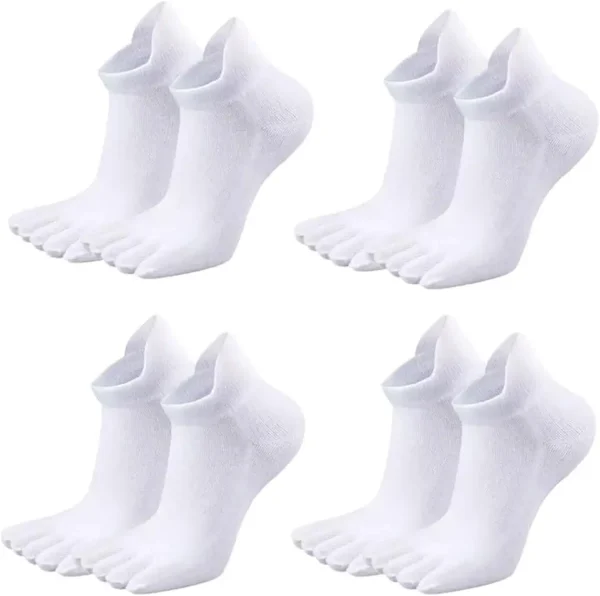 FUIPVGI 4 Pezzi Cotton Calzini Alla Caviglia, Calze