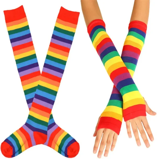 EDOTON Calcetines altos de punto para mujer, diseño