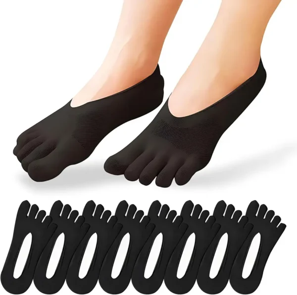 ROMOLY ROMOLY Calcetines Dedos Mujer ，8pcs Calcetines con