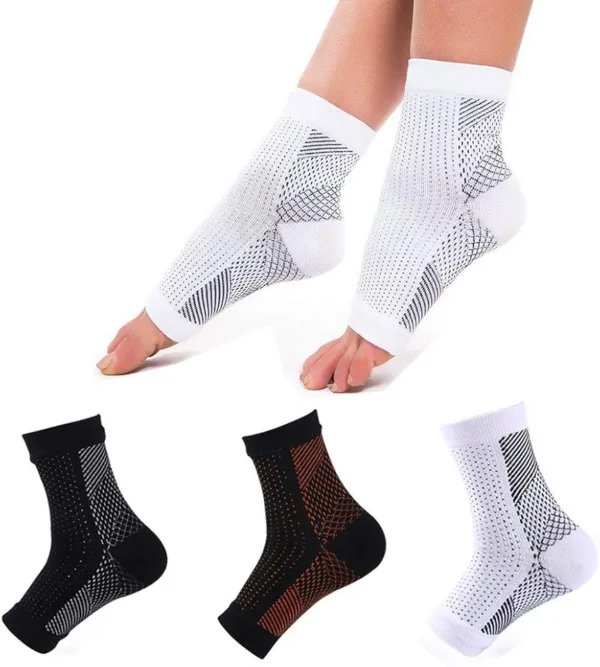 3 Pares Tobilleras Deportivas de Compresión para