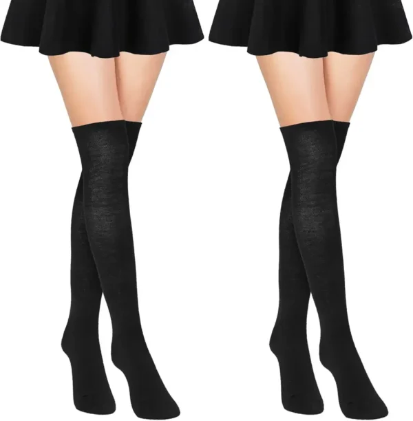 WLLHYF 2 Pares De Calcetines Altos Para