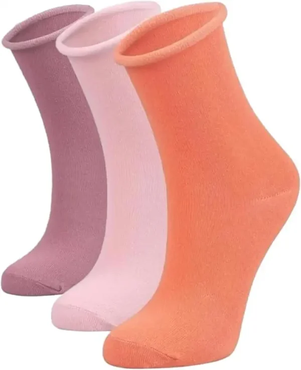 lavendel Calcetines de algodón orgánico para mujer,