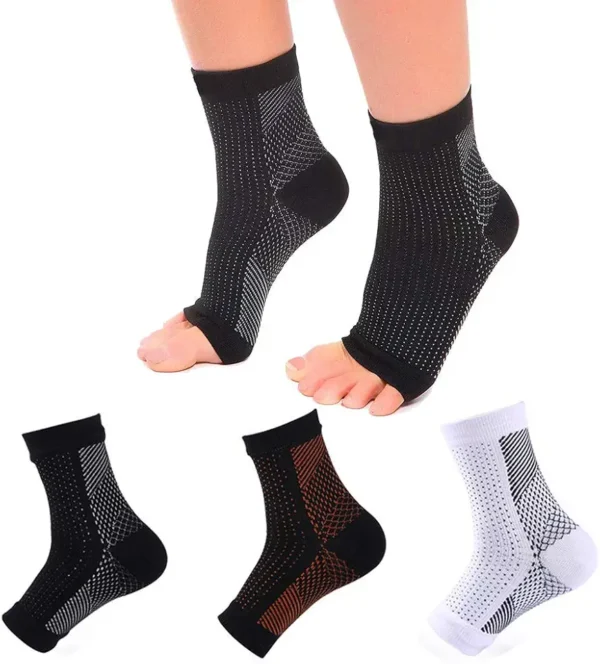 3 Pares Tobilleras Deportivas de Compresión para