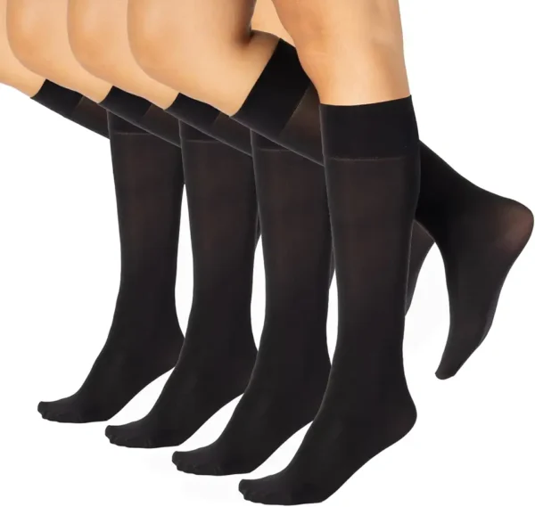 CALZITALY 4 Pares De Medias Tupidas Hasta