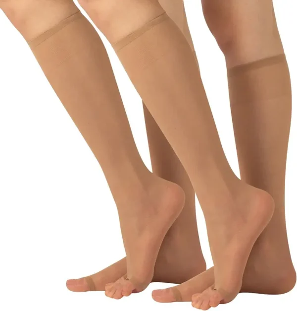 CALZITALY PACK 2 PARES Medias Hasta la Rodilla