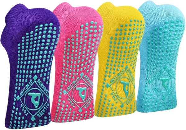 HYCLES Calcetines de yoga antideslizantes 41-43 para mujer,