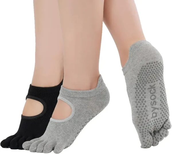 likloks Calcetines Pilates Yoga Antideslizantes, Calcetines Deportivos de