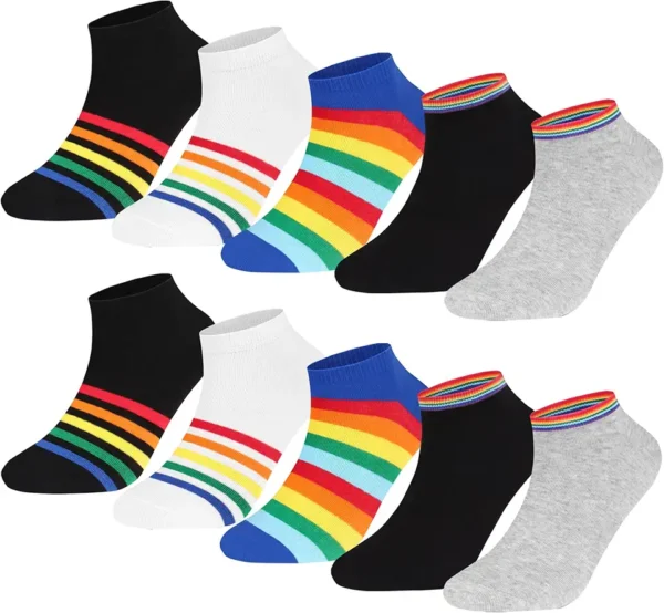 L&K 10 pares de zapatillas deportivas para hombre calcetines