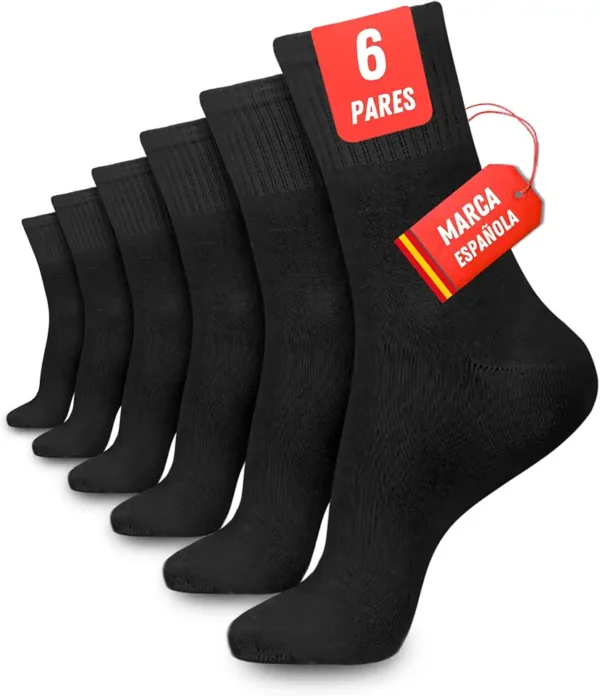 POPYS 6 Pares Calcetines Deporte Unisex |