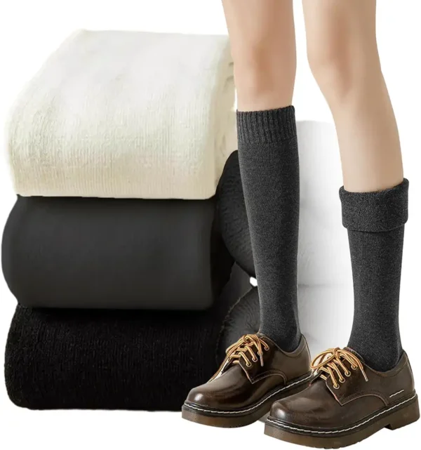 EUPSIIU 3 Pares Calcetines Termicos Mujer, Calcetines