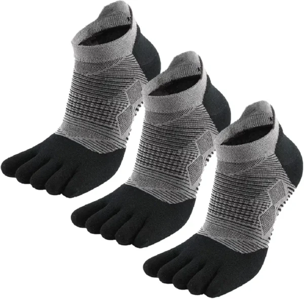 MEIKAN Calcetines dedos, Calcetines cinco dedos de deporte(COOLMAX)