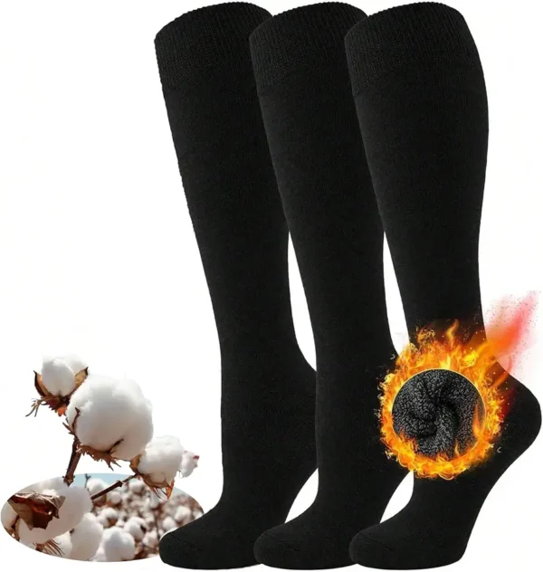 PS PROUTHS Calcetines Térmicos Altos Hombre, Calcetines