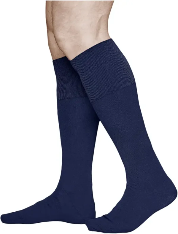 vitsocks Calcetines Largos Finos 100% ALGODÓN Suave Hombre
