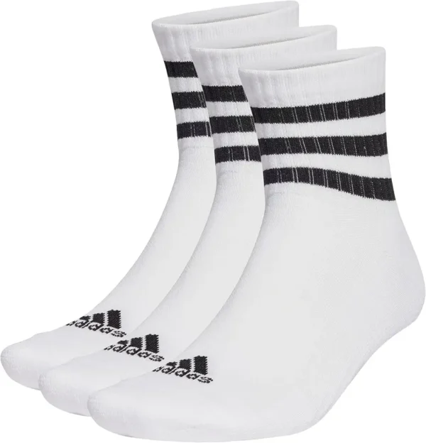 adidas Unisex adulto 3-Stripes Cushioned Sportswear Mid-Cut