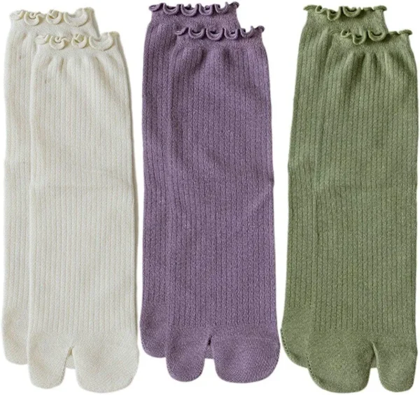 Wudaizhi Wudaizhi 3 Pares De Calcetines De Dos