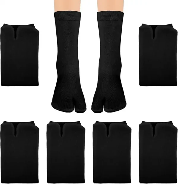 KALIONE 6 pares de calcetines elásticos Tabi de