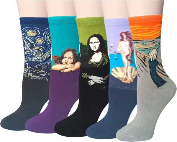 Chalier Cozy 5 Pares Mujer Calcetines Originales