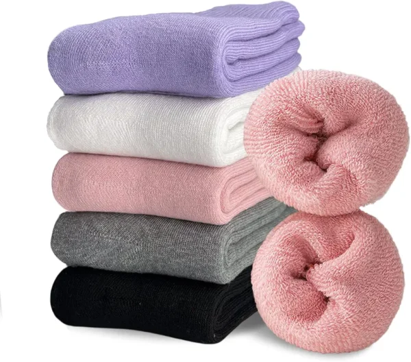 VoJoPi Calcetines Termicos para Mujer 5 Pares