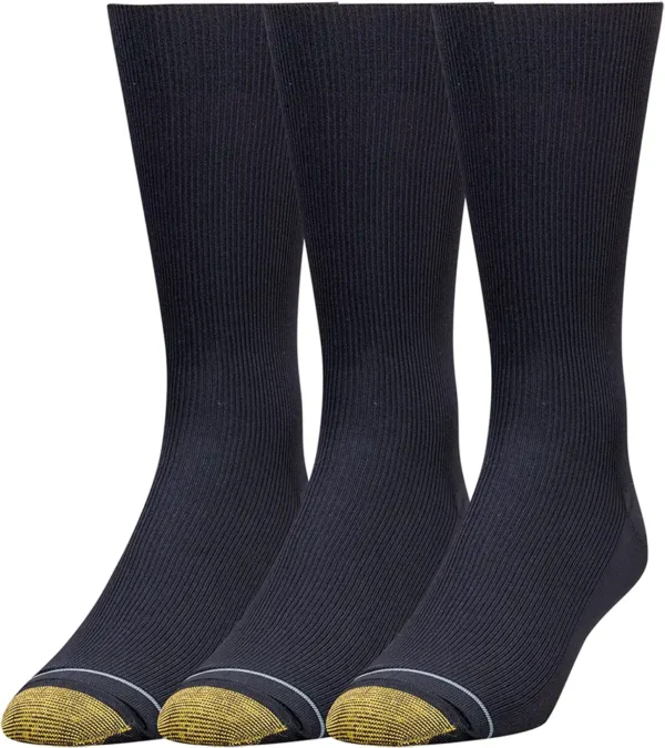 GOLDTOE Calcetines Casuales (Pack de 3) para Hombre