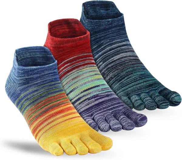 OrrinSports Calcetines de dedo para hombres mujeres tobillo/calcetines