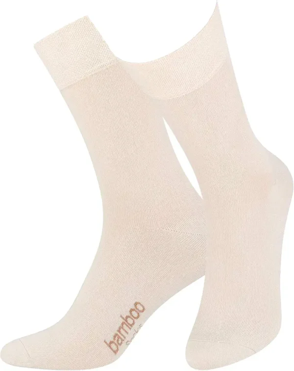 STEVEN Unisex Calcetines De Bambú Transpirable Sin Patrón