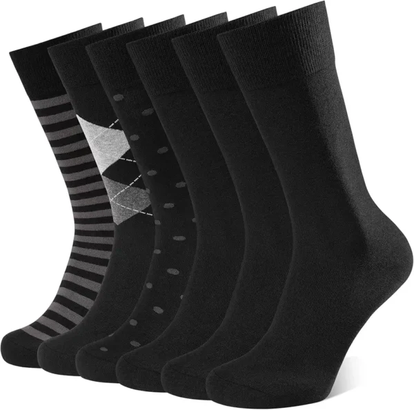 Closemate 6 Pares Calcetines Ejecutivos Hombre Calcetines