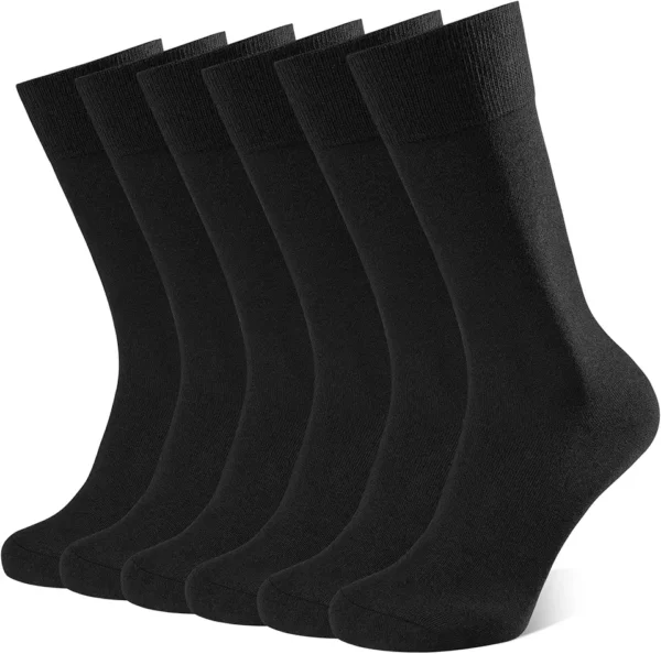 Closemate 6 Pares Calcetines Ejecutivos Hombre Calcetines Altos