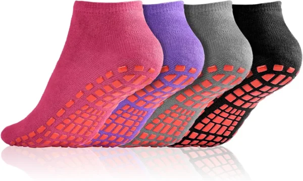 flintronic 4/5 Pares Calcetines Pilates Yoga, Pilates