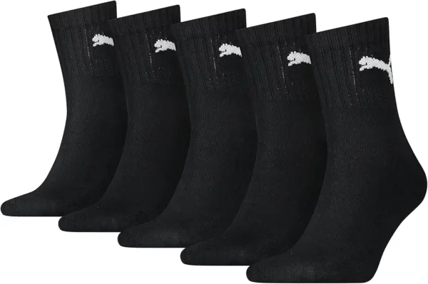 PUMA Short Calcetines (Pack de 5) Unisex Adulto