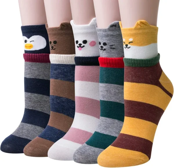Chalier Cozy Calcetines Animales 5 Pares Calcetines