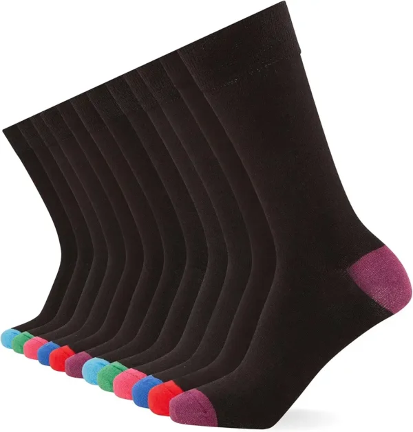 FM London (paquete de 12 Calcetines hombre, Calcetines