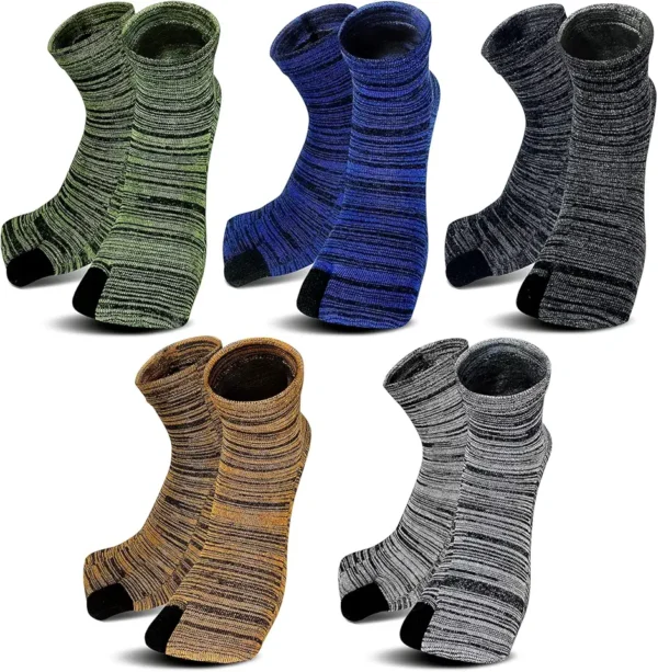 PUTUO Calcetines Tabi Japoneses para Hombre: Calcetín de