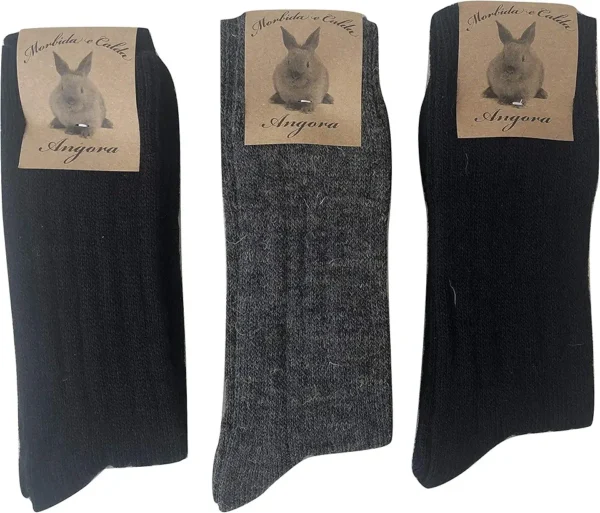DREAM SOCKS Calentitos calcetines de angora para hombre